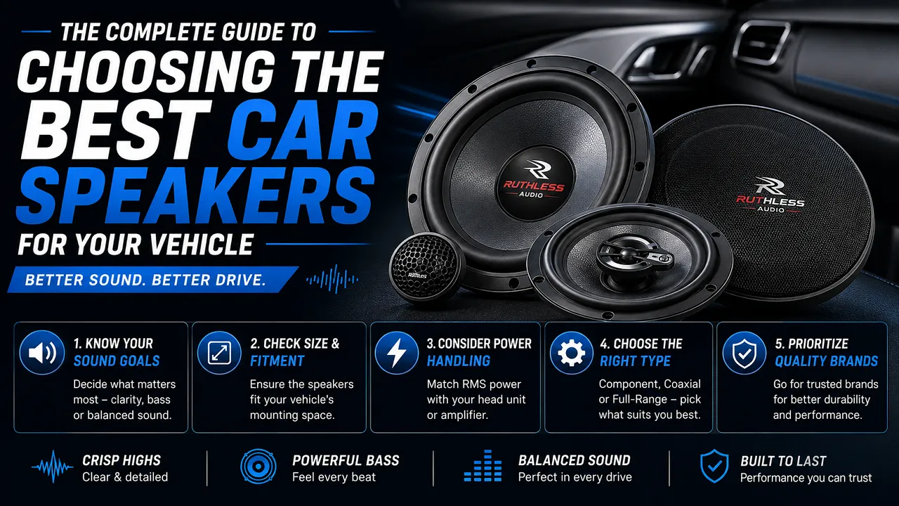 The Complete Guide to Choosing the Best Car Speakers for Your Vehicle